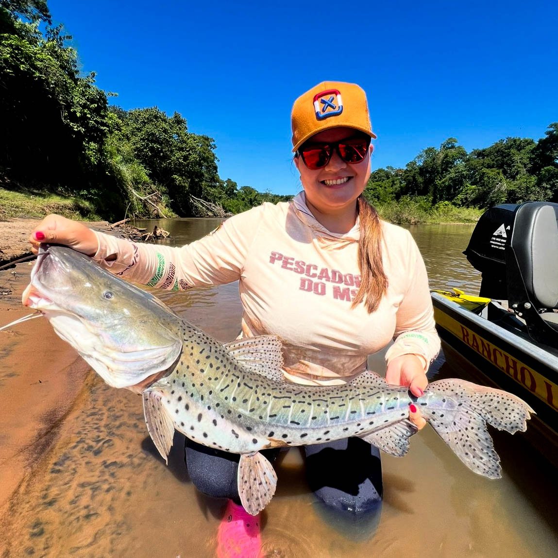 Cliente com peixe